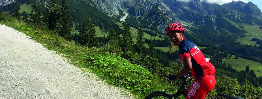 Biken in den Bergen